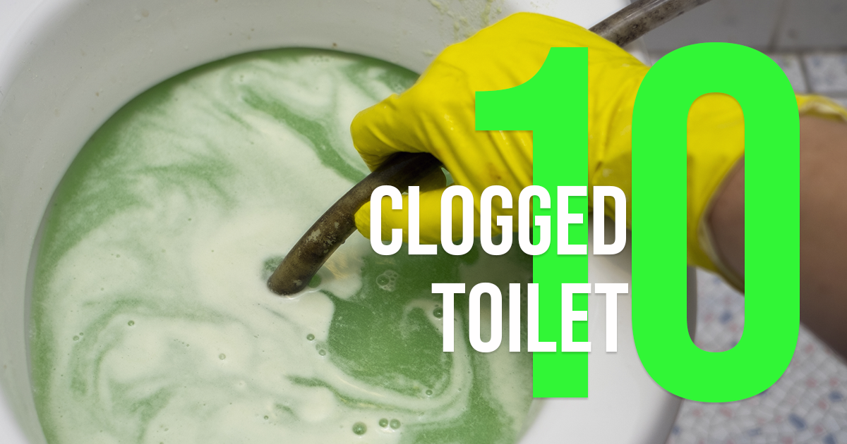 a clogged toilet is one of the most common plumbing problem that can be resolved at home without a plumber