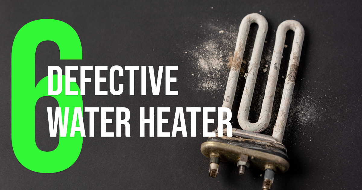 how to solve defective water heater