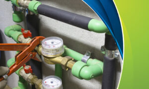 Installing water-efficient plumbing fixtures